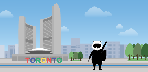 Atterrissez au centre-ville de Toronto